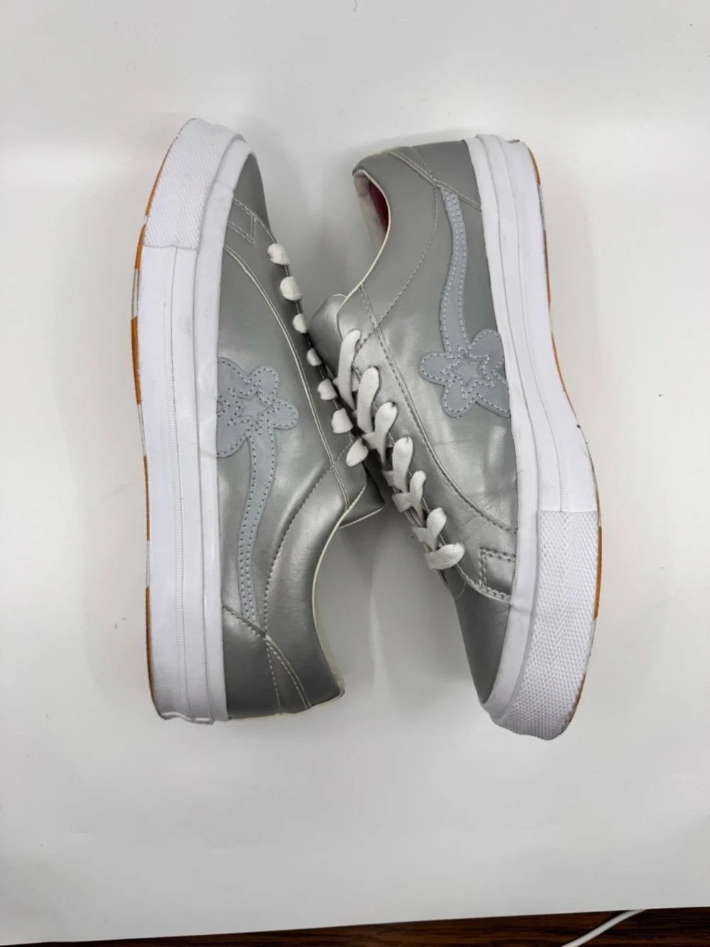 Converse Golf Le Fleur Ox 3M Color Silver/White. SZ 11 - Picture 7 of 10